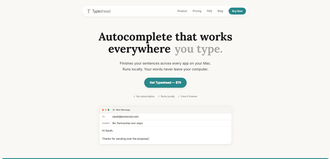 Typeahead