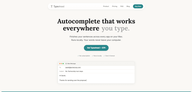 Typeahead