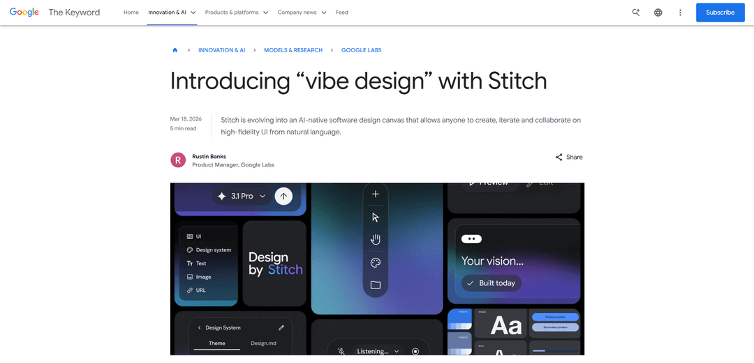 Stitch 2.0 by Google