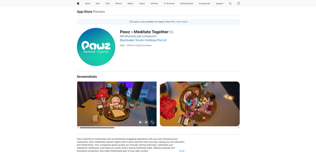 Pawz: Meditate Together