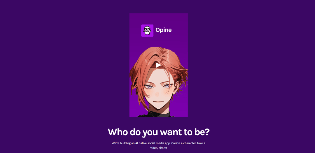 Opine - AI Native Social Media