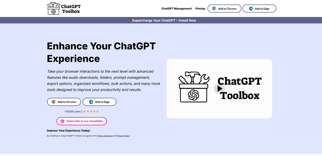 ChatGPT Toolbox