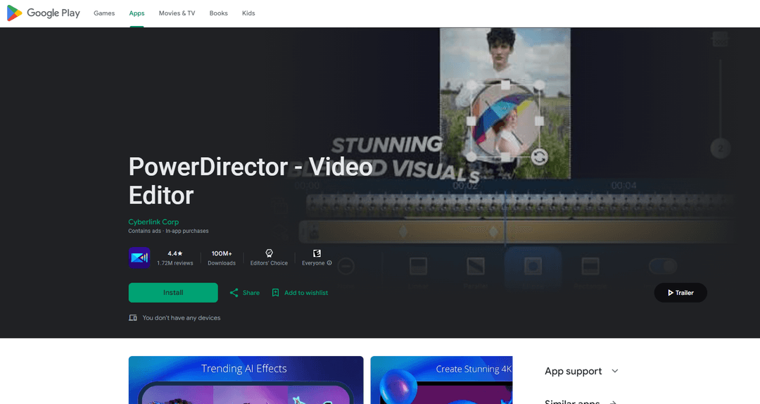 PowerDirector - Pro Mobile Video Editing App