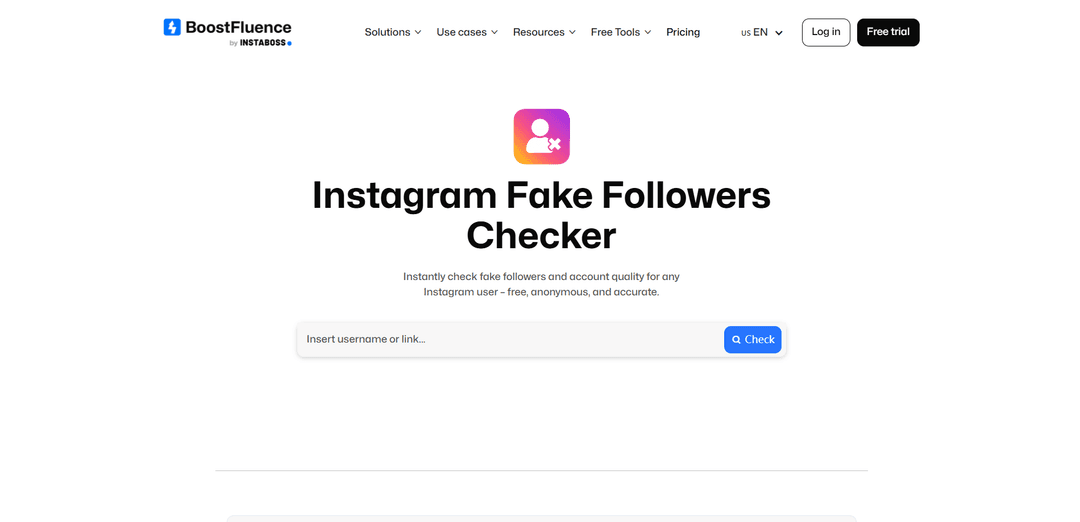 Instagram Fake Followers Checker
