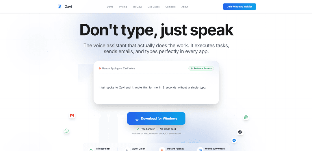 Zavi AI - Voice to Action OS