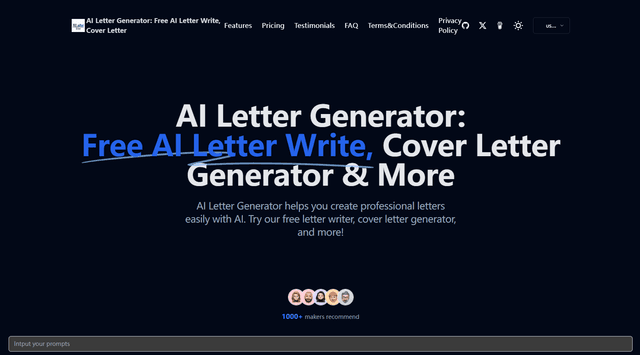 AI Letter Generator 评测：革新你的写作