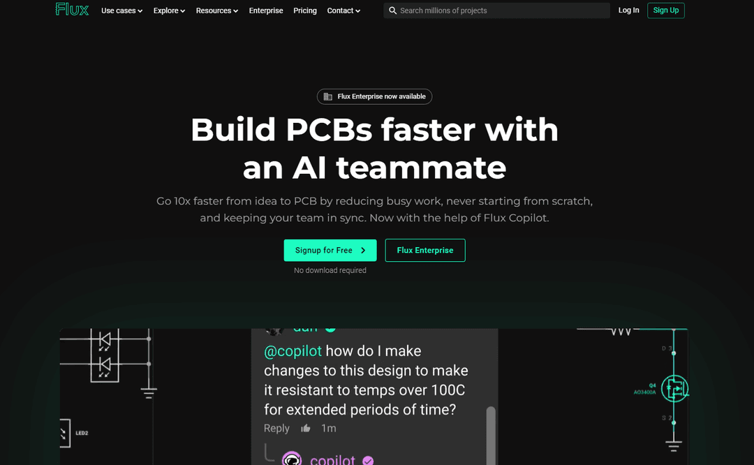 Flux - AI-Powered PCB Design Platform