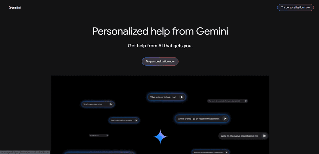 Gemini Personalization