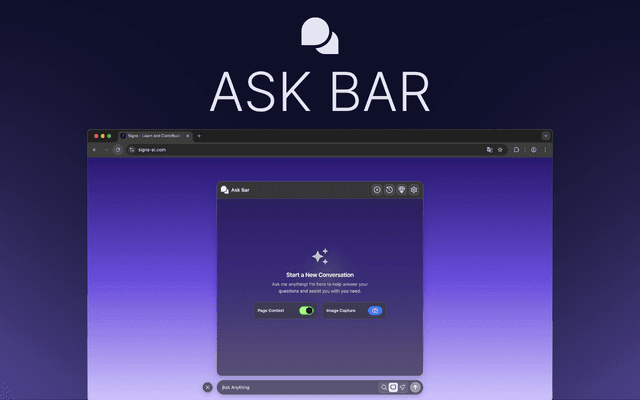Ask Bar: AI Answers on Every Page