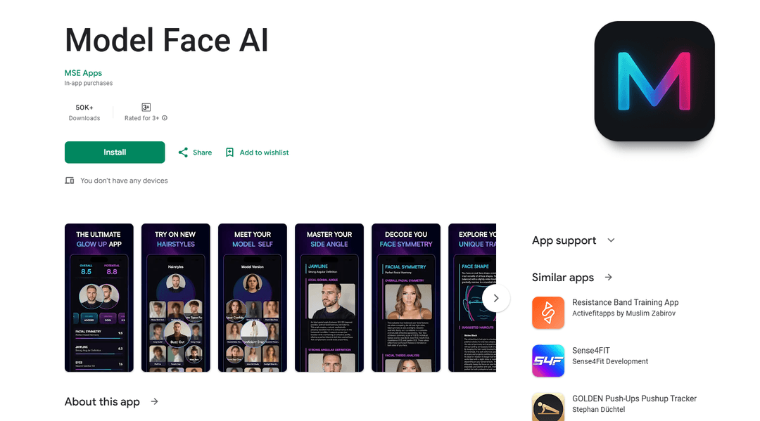 Model Face AI