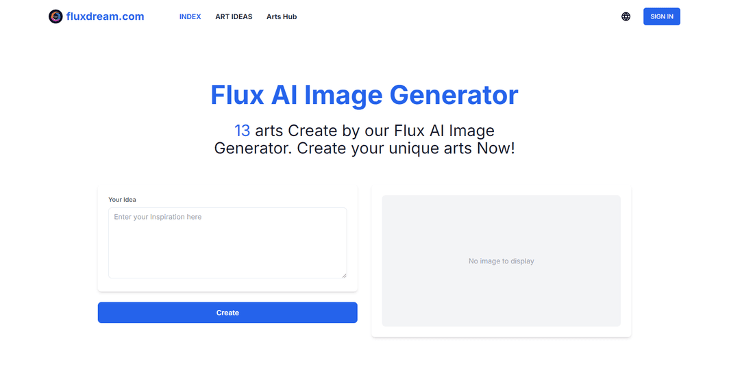 Fluxdream - AI Art Generator with FLUX.1