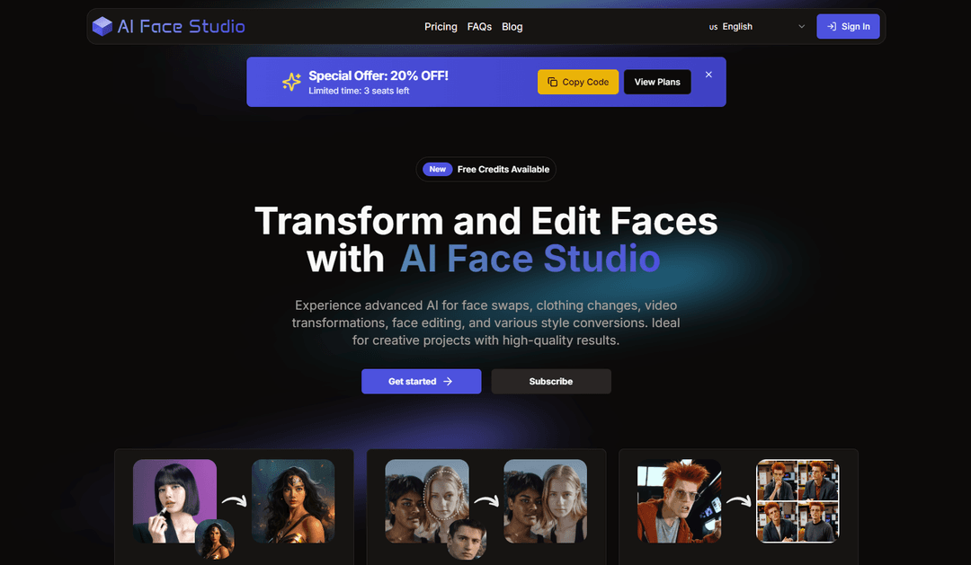 AI Face Studio - Advanced AI Face Editing