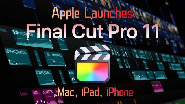 애플, Final Cut Pro 11 출시: 맥, 아이패드, 아이폰을 위한 AI 영상 편집