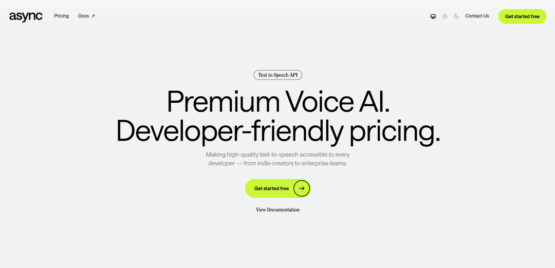 Async Voice AI