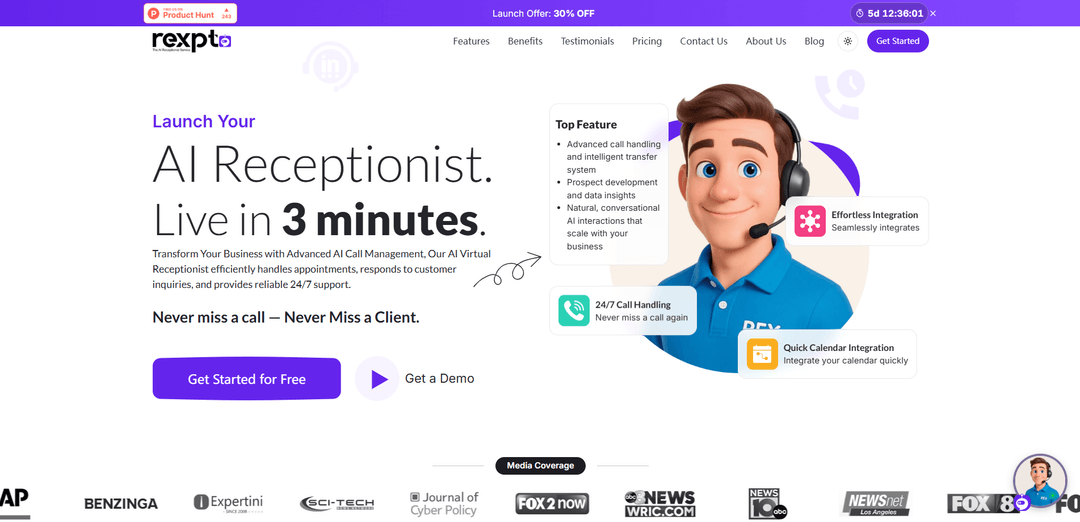 Rexpt - AI Receptionist Service