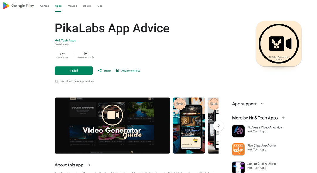 PikaLabs App Advice