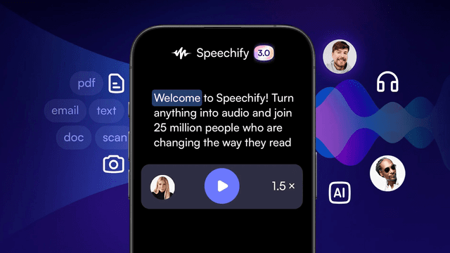 Speechify 评测：人工智能驱动的文本转语音革命