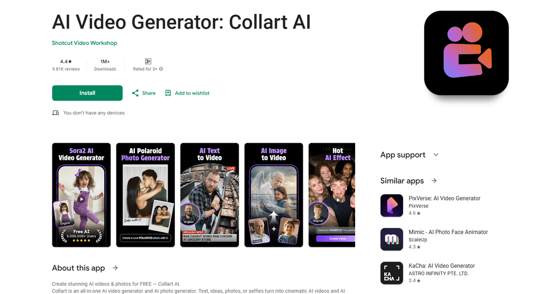 AI Video Generator: Collart AI