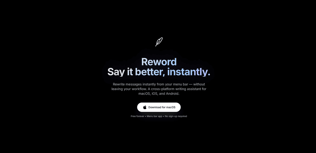 Reword