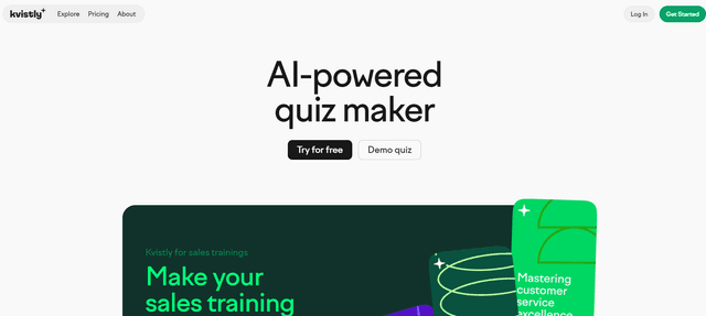 Kvistly Review: AI-Powered Quizzes for Team Building