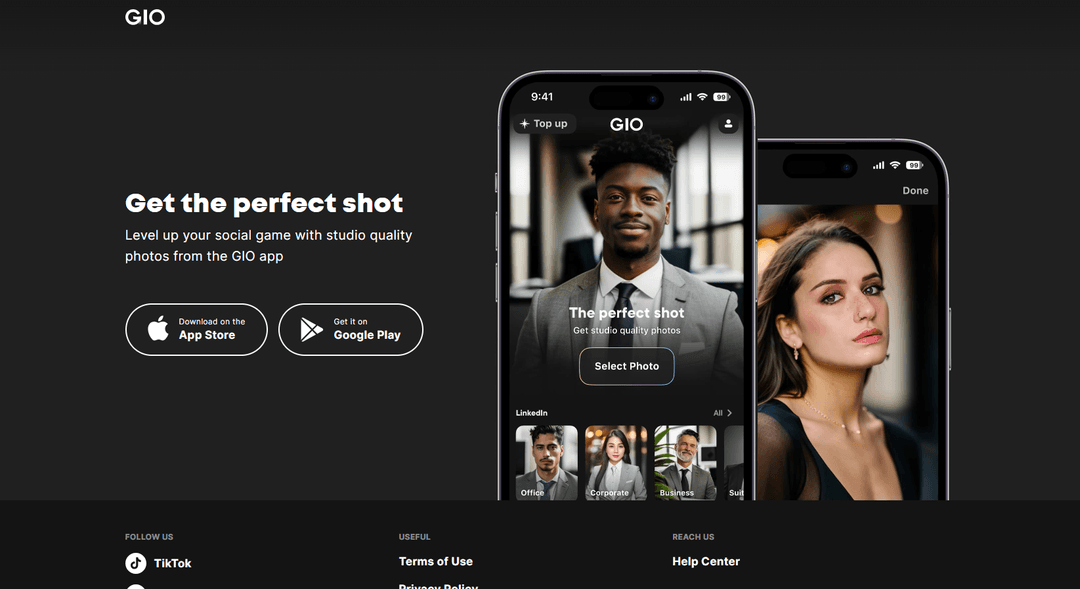 GIO - AI-Powered Mobile Photo Studio