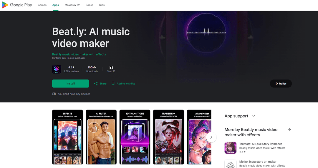 Beat.ly - AI Music Video Maker & Photo Slideshow Creator