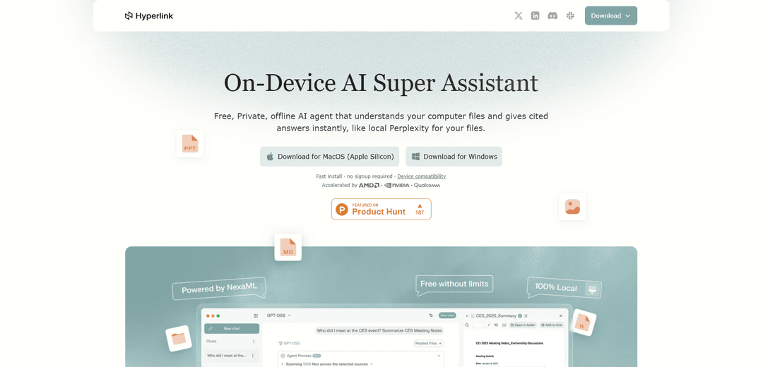 Hyperlink by Nexa AI