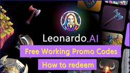 2024년 10월 Leonardo AI 무료 프로모 코드와 사용 방법