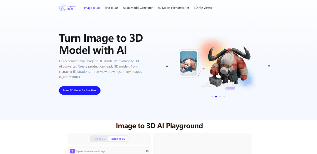Image to 3D AI