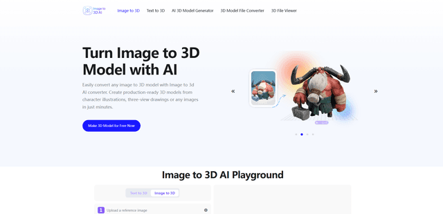 Image to 3D AI