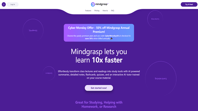 Analyse de Mindgrasp AI : Révolutionner l'apprentissage avec l'IA