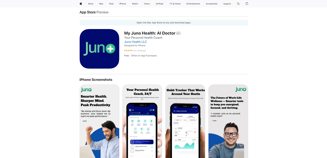 My Juno Health: AI Doctor