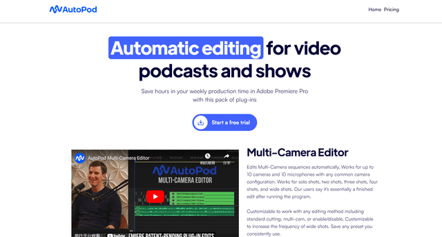 Come Usare AutoPod: Guida all'Editing Video Podcast Basato su IA