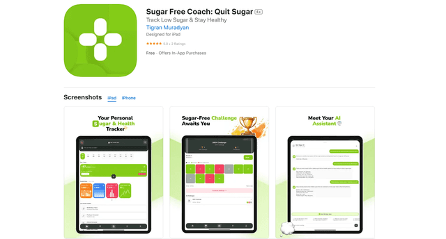 QuitSugar: Track & Cut Sugar