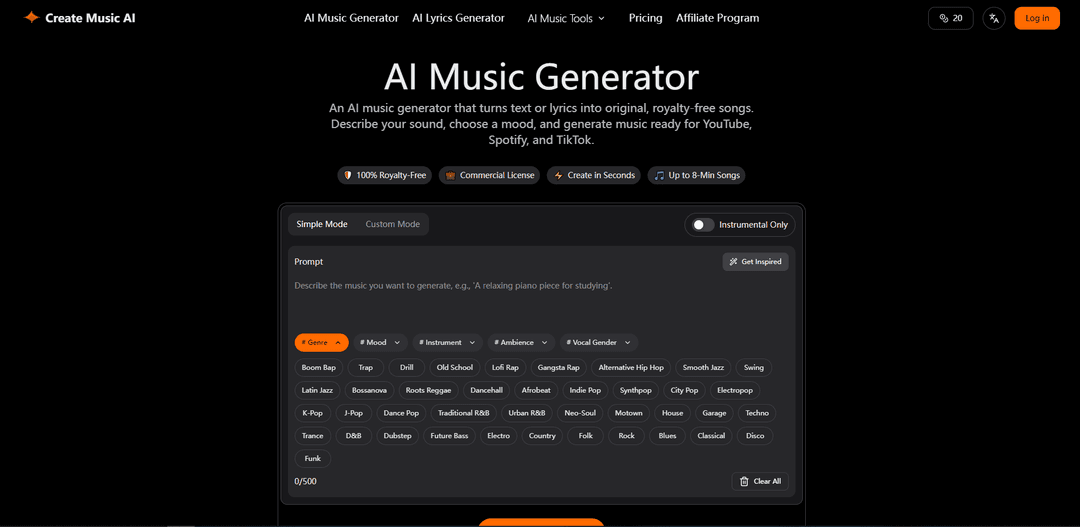 Create Music AI