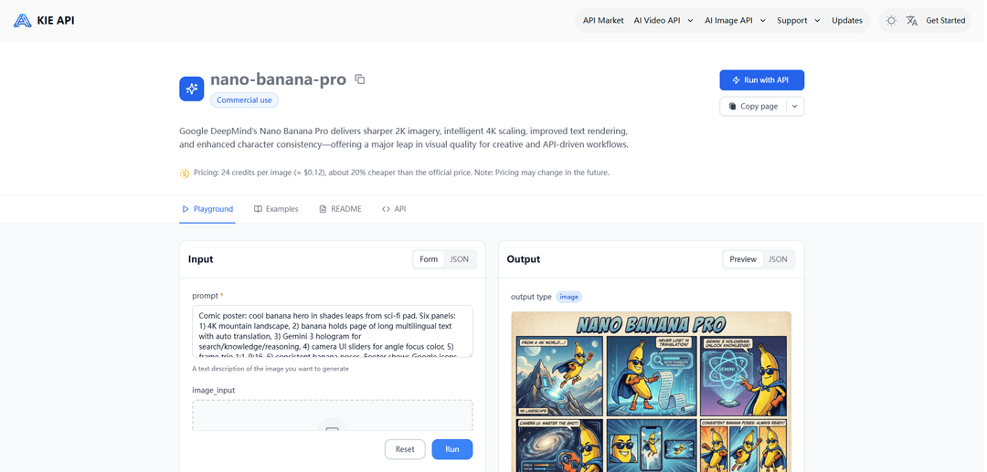 Nano Banana Pro API - Kie.ai