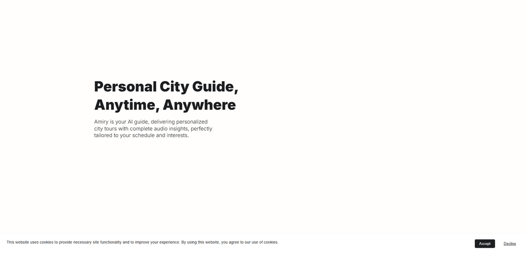 Amiry – AI-Powered Smart City Routes