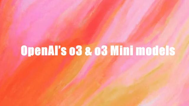 OpenAI, o3와 o3 Mini 출시: AI 추론의 새로운 시대