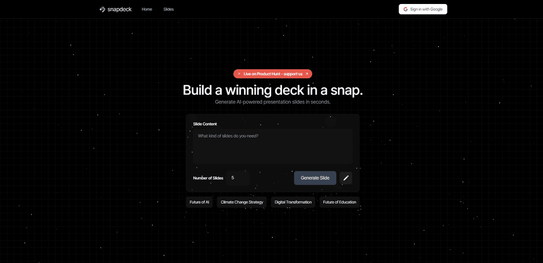 Snapdeck beta