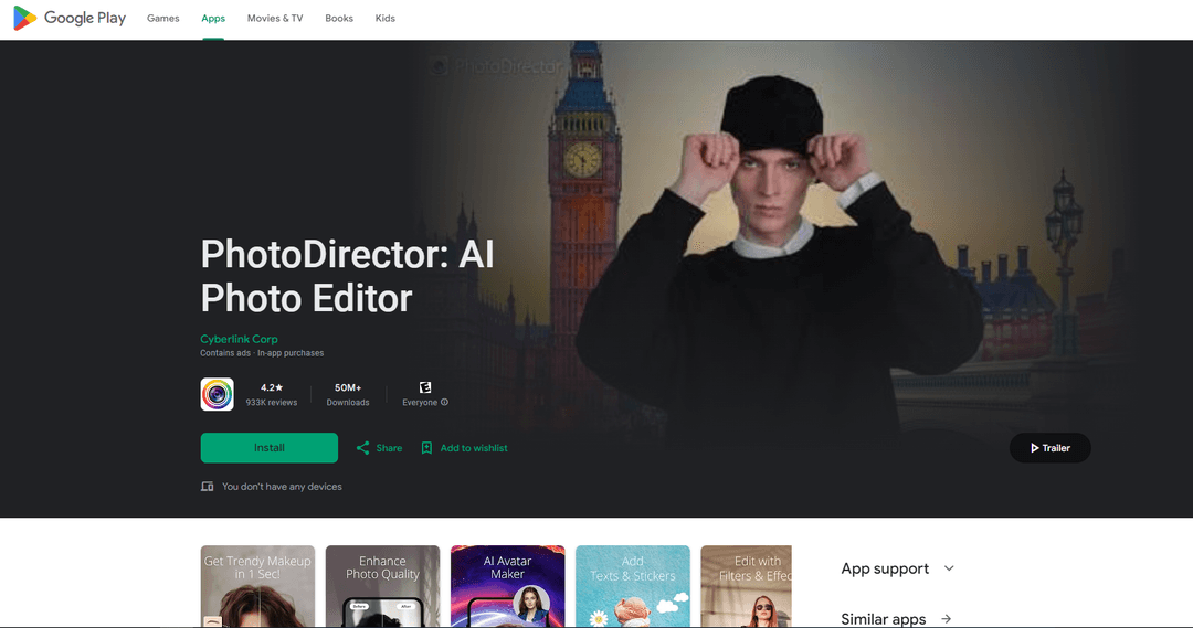 PhotoDirector: AI Photo Editor