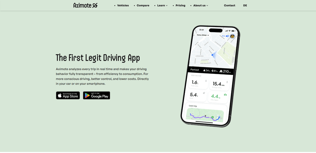 Aximote In-Car App