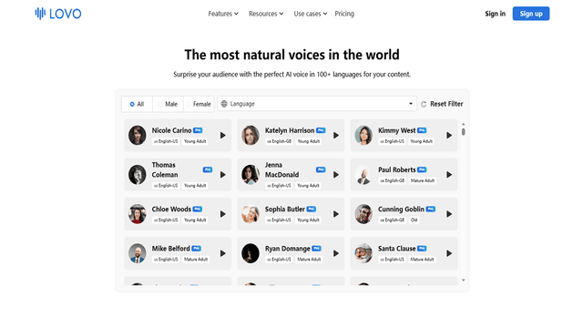 Recensione di LOVO AI Voice Generator: Trasforma i Tuoi Contenuti