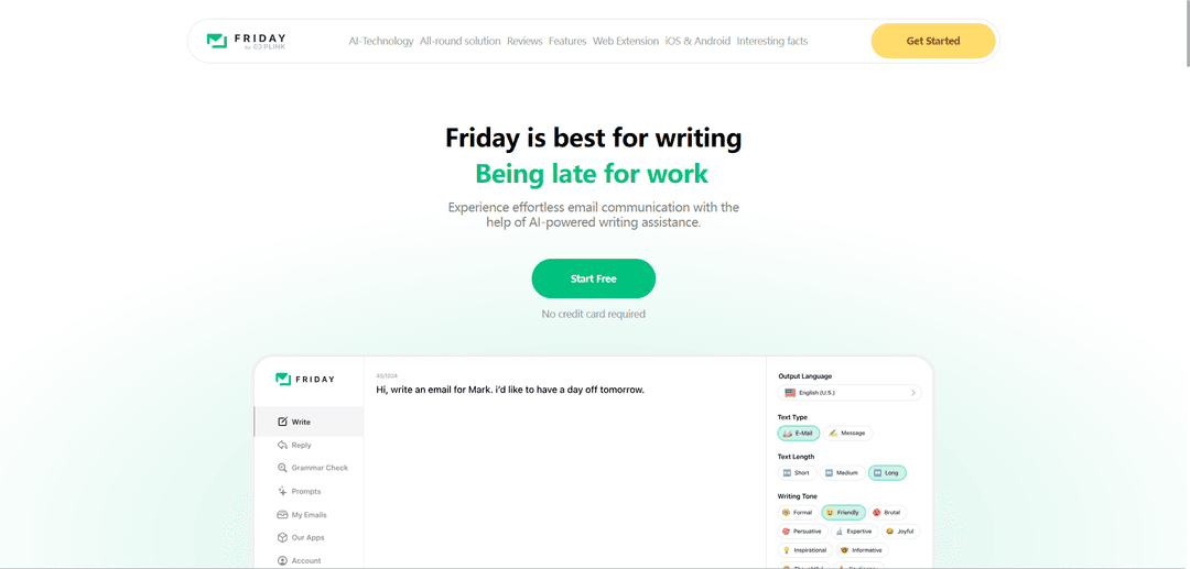 Friday: AI E-mail Assistant