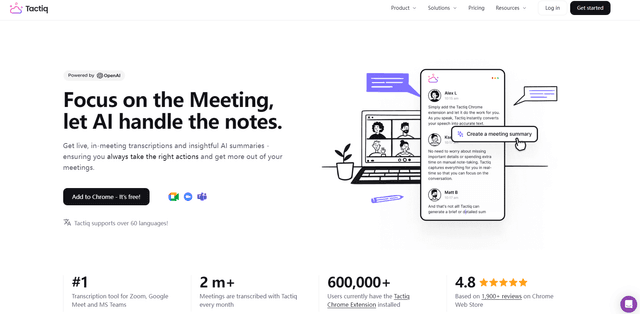 Come Usare Tactiq.io: Guida all'Assistente AI per Riunioni