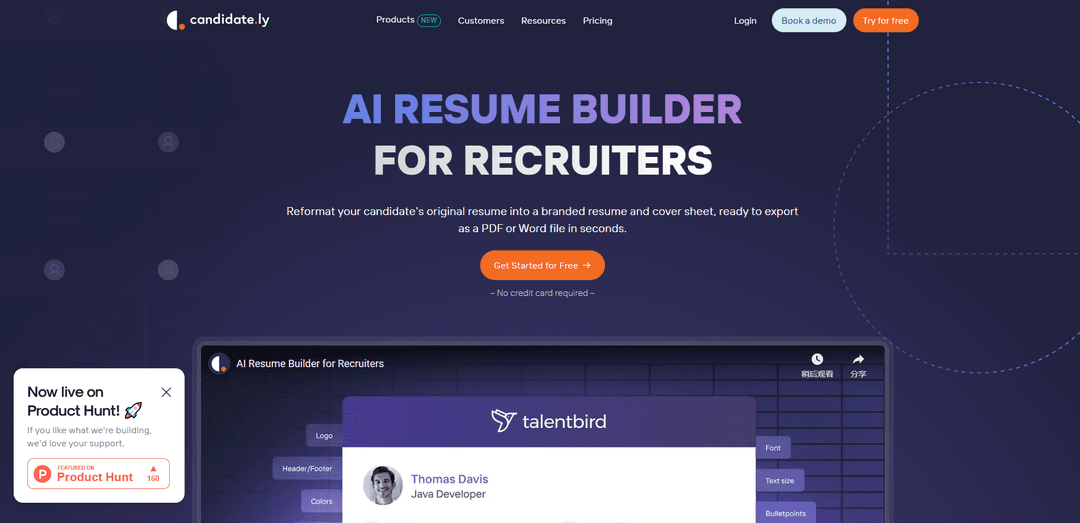 AI Resume Builder for Recruiters