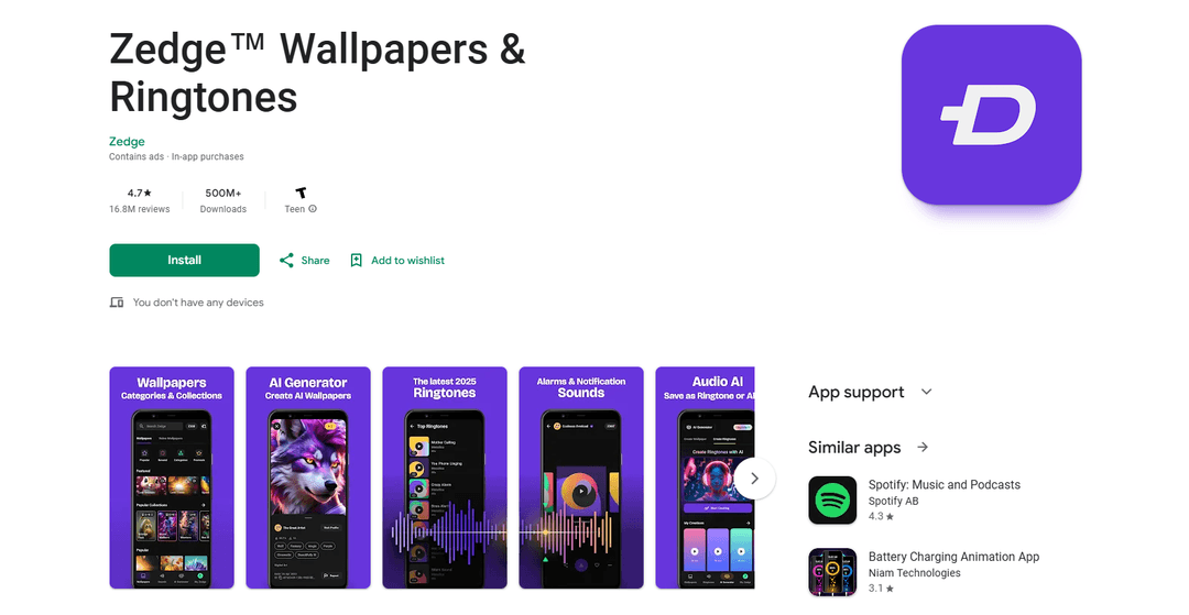 Zedge™ Wallpapers & Ringtones