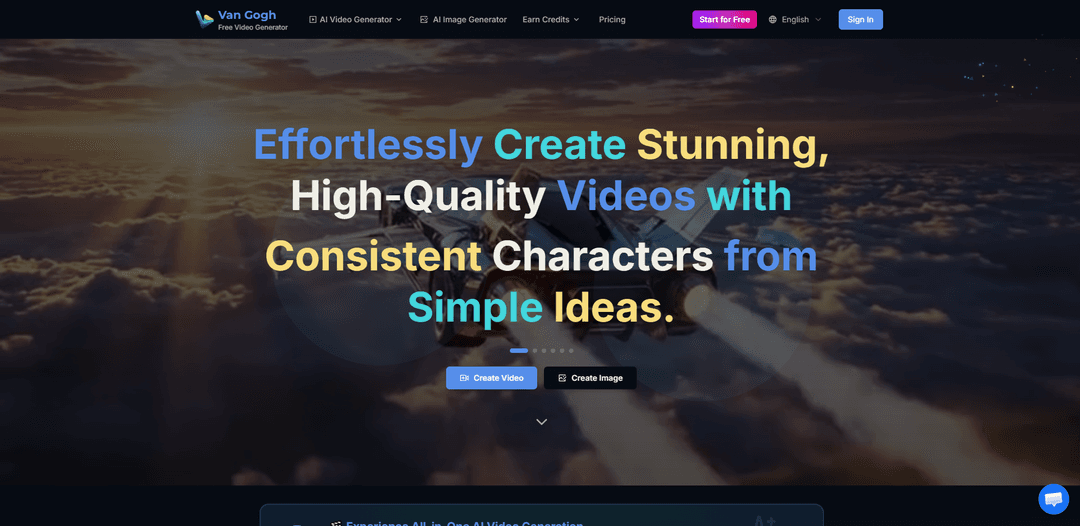 Van Gogh Free Video Generator