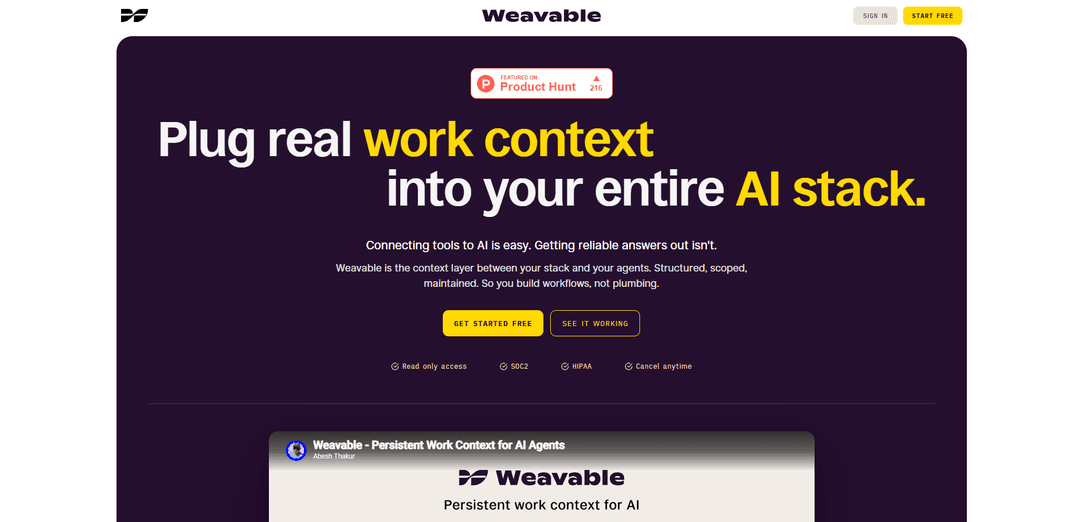 Weavable