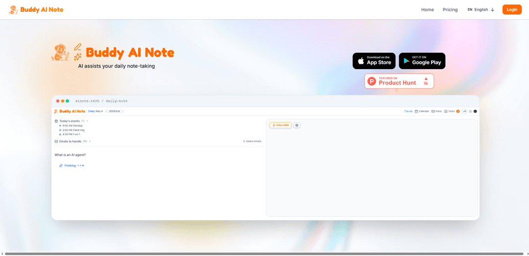 Buddy AI Note