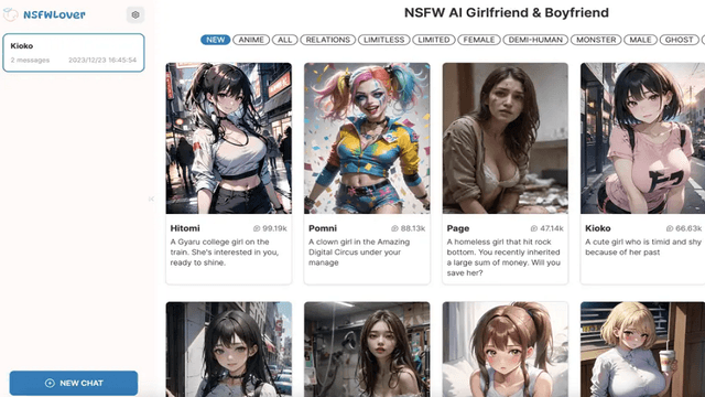 Critique de NSFWLover : La Compagnie IA Redéfinie